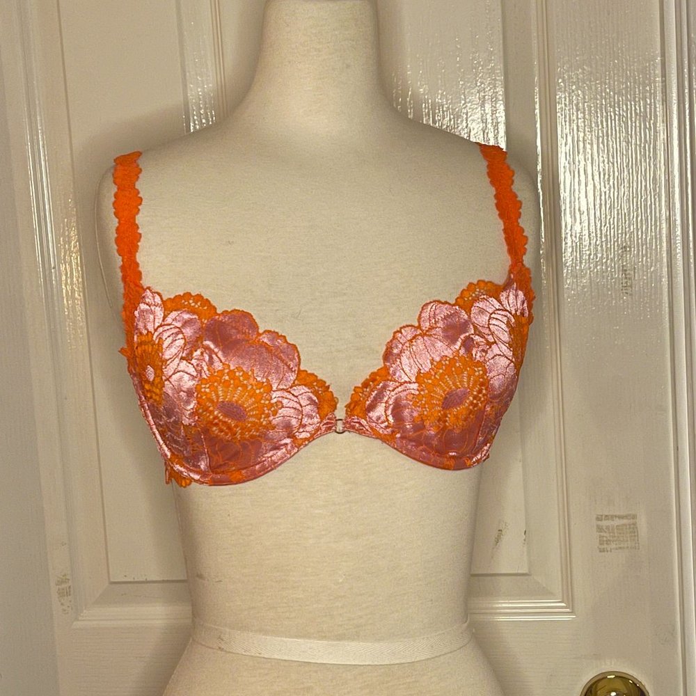 Orange Poppy Bra